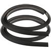 Riloer Parafanghi laterali universali per auto, 2.2 cm x 2 cm triangolare in gomma per protezione dell'arco del sopracciglio, nero