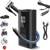 Lytool Compressore Aria Portatile,Lytool Mini Compressore Aria Portatile Elettrico,150PSI 12V DC 6000mAh,con Luce LED,Schermo LCD Digitale,Accessori Auto per Gli Uomini per Bici,Auto,Moto, Monopattino,Palla