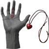 nezababycos Berserk Statua Figura Mano di Dio Merch Figurine Anime Scheletro Diavolo Mano Ornamento con Collana Behelit Accessori Decorazione di Halloween per interni ed esterni Home Collezioni (mano)