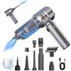 BelonLink Aspirabriciole Senza Fili, 16000Pa/100W Aspirabriciole Portatile, Aspirapolvere Auto 6000mAh Ricaricabile Aspirapolvere, Soffiatore e Pompa per Vuoto, 3 Velocità, per Auto, Ufficio, Casa