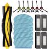 FFYan Ricambi Accessori Kit Per Ecovacs Deebot Ozmo 920 950 T5 Accessori Per Aspirapolvere 1 Spazzola Principale + 4 Filtri Hepa + 6 Spazzola Laterale + 6 Panno Rullo