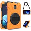 ZORSOME Custodia per Samsung Galaxy Tab Active 3 T570/T575, guscio tre in uno infrangibile, a prova di caduta, antipolvere, antiurto, rotazione a 360 gradi