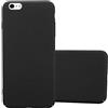 Cadorabo Custodia per Apple iPhone 6 Plus/iPhone 6S Plus in Frosty Nero - Rigida Cover Protettiva Sottile con Bordo Protezione - Back Hard Case Ultra Slim Bumper Antiurto Guscio Plastica