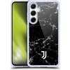 Head Case Designs Licenza Ufficiale Juventus Football Club Nero 2 Marmoreo Custodia Cover in Morbido Gel Compatibile con Samsung Galaxy A55 5G