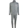 adidas Basic 3-stripes Tricot Track Suit Uomo, Grey Four, XS