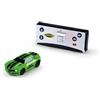 Carson 500404277 1:60 Nano Racer Striker 2.4GHz verde - Auto telecomandata, veicolo RC, auto RC, tempo di guida 20 min, auto RC per bambini