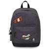 Invicta Zaino INVICTA - Perky Pack - Grigio - 27 Lt - Tasca porta pc - Scuola e tempo libero - americano