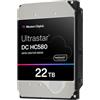 Western Digital Ultrastar DC HC580 disco rigido interno 22 TB 7200 Giri/min 512 MB 3.5" SATA