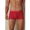 Intimissimi Boxer In Microfibra Con Logo Rosso