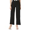 ONLY Pantaloni da Donna a Gamba Larga, Vita Elastica, vestibilità Regolare, Eleganti e Confortevoli., Colore:Nero, Taglia:XS