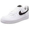 Nike Wmns Air Force 1 '07, Scarpe da Basket Donna, White White Black, 36 EU