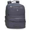 Pepe Jeans Joumma Bags Corin, zaini casuali, borse da viaggio, portafogli, portamonete, verde e rosa, in ecopelle, grigio, Taglia unica, Zaino PC