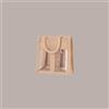 LUCGEL Shopper Busta Juta Porta 2 Vasetti con Finestra in Pvc 20+10x15 cm 5 Pezzi