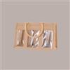 LUCGEL SRL Shopper Busta Juta Porta 3 Vasetti con Finestra in Pvc 30+10xH15 cm 5 Pezzi
