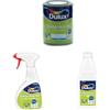 Dulux kit Casa Pulita con Spray antimuffa, Fissativo isolante e Pittura antimuffa bianca (1L) - Nuova Formula BP