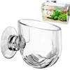 Generic Tazza per piante acquatiche, supporto per piante acquatiche, in acrilico, accessorio decorativo ad alta trasparenza, elegante strumento decorativo per acquari d'acqua e salata