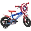 Bici Bimbo Capitan America Dino Bikes 12"