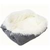 LSOAARRT Tappetino Auto riscaldante per Gatti Peloso per Gatti Cani di Piccola Taglia, Funzione 2 in 1 Morbida Coperta in Peluche per Cani Gatti al Coperto Cuccia soffice per Animali Domestici (A)