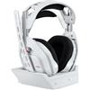 Logitech G Astro A50 Cuffia con microfono gaming wireless LIGHTSPEED + base di ricarica (Gen 5), PRO-G GRAPHENE, passaggio fra 3 sistemi, USB-C, Xbox, PS5, PC/Mac o Nintendo Switch, Bluetooth - Bianco