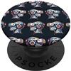 Virtual Reality VR Gamer Gaming Gifts Gioco del giocatore del modello VR della testa del robot della cuffia della cuffia di realtà virtuale PopSockets PopGrip Intercambiabile