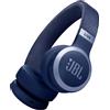 JBL Live 670NC Cuffie On-Ear Bluetooth Wireless, con Cancellazione Adattiva del Rumore, SmartAmbient, Personi-Fi 2.0, JBL Surround, Connessione Multipoint, fino a 65 Ore di Autonomia, Blu