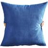 SWJ-swjssb Copri Federe Cuscini 80x80 Copricuscino 60x60 Con Cerniera,Federe Cuscino Quadrato Moderne Per Camera Da Letto Divano Decorativo Velluto Elegante Lavabile Fodere Per Cuscino ( Color : Navy Blue , Size