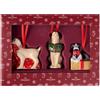 Villeroy & Boch - Nostalgic Ornaments Addobbi Cani 3 Pezzi Variopinto, Decorazione Natalizie, Decorazioni, Xmas, Natale, Porcellana, Plastica