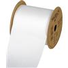 Halbach Seidenbänder Nastro per nastro, effetto seta (vegan), bianco, larghezza 70 cm, lunghezza 10 m