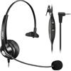 Callez Cuffie 2,5 mm Mono con Microfono a Cancellazione del Rumore, Controllo del Volume, Auricolare Call Center per Panasonic Siemens Gigaset C430 C530 Cisco Telefono Fisso Cordless DECT