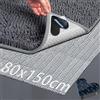 Mbsomnus 80×150 cm Sottotappeto Antiscivolo con 8 Pezzi Ferma Tappeto Senza Tracce Rete Antiscivolo per Tappeti Tagliabile Tappetino Antiscivolo per Tappeti Lenzuolo Divani Cassetti e Tovaglie