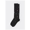 Calzedonia Calze Fantasia All Over Da Uomo Grigio Scuro