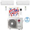 Lg Climatizzatore Condizionatore LG Libero Smart + Artcool Gallery PHOTO R32 Trial Split Inverter 7000 + 7000 + 9000 BTU con U.E. MU3R21 NOVITÁ Classe A+++/A+