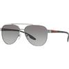 Prada 0PS 54TS Occhiali, Gunmetal/Greygradient, 58 Unisex-Adulto