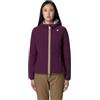 K-Way Giacca cortoa da donna modello LILY ST WARM DOUBLE colore VIOLET DK-BEIGE G