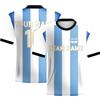 tiansiaben Maglietta da calcio vintage Argentina,Top con nome personalizzato per bambini ragazzi uomini,Regali per bambini,T-shirt da calcio Footy Argentine Maglie per i fan, Camicia-uomo, S