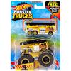 Hot Wheels Hotwheels Monster Trucks 5 Allarme, # 81 include auto pressofusa gratuita [Giallo]