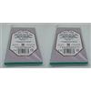 docsmagic.de 2 x 100 Mat Mint Card Sleeves Standard Size 66 x 91 - Aqua - Bustine - PKM - MTG