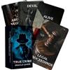 BAIYOOBAI True Crime Clues Oracle Cards, Conspiracy Oracle Deck, 80 carte Oracle Cards per principianti, giocattoli per predire la fortuna