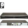 Hikvision Registratore 8 canali POE acusense IP + Hard Disk 1 Tb - DS-7608NXI-K2/8P F