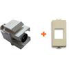 LINK Keystone presa TV diretta IEC maschio compatibile Bticino Magic TT