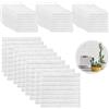 XNZMYN 40 pezzi Adesivi Murali 3D, Carta da Parati Adesiva Muro Autoadesiva, Impermeabile Pannello PVC Decorativo Parete, Bianco Carta da Parati Mattoni per Muri e Cucina, Ufficio e Camera