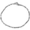 Spadarella Gioielli VLNET ® | Bracciale Spadarella Unisex | Argento 925 e Cotone Nautico Grigio | Fatto a Mano in Italia | Lunghezza 19 cm