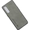 Kepuch Silklike Cover per Oppo Find X2 Neo/Reno 3 PRO 5G - Custodia Case Piastra Metallica Incorporata per Oppo Find X2 Neo/Reno 3 PRO 5G - Grigio