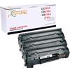 PcStore 85A 285A CB435A CB436A 278A universale Compatibile HP e Canon CE285A Cartucce di Toner per Laserjet Pro M1212 P1106 M1132mfp M1132 P1102 M1136 M1210 P1108 i-Sensys LBP-6000 MF-3010 3 Nero