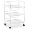 physa wellness & lifestyle Physa PHYSA CT-16 - Trolley per cosmetici, 3 ripiani, colore: bianco