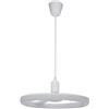 REV Rondine - Lampada da cucina a sospensione, per sala da pranzo, 16 W, 1450 lm, diametro 36 cm, cavo 120 cm, colore: Bianco