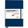LEUCHTTURM1917 367598 - Agenda settimanale medio (A5) 2024, 18 mesi, blu marino, inglese
