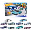 Hot Wheels - Set da 10 auto da corsa, include Corvette, Lamborghini, McLaren, viecoli originali collezione die-cast in scala 1:64, giocattolo per bambini, 3+ anni, HYM96