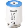 Wengart Attuatore Termico a Spina WG2208, AC230V Normalmente Chiuso M30*1.5 da lavoro per impianto di Riscaldamento a Pavimento