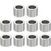 PATIKIL M5 Distanziali in Acciaio Inossidabile, 10pz Distanziatore Metallico Acciaio Inossidabile 5,1mm ID x 8mm OD x 6mm L Stainless Steel Spacer Vite Rotondo per 1/5 M5 Bulloni a Vite